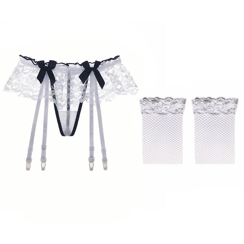 Garter Set Lace Sexy Stockings Seduction Perspective Long Barrel Garter Socks Hot Adult Sex Underwear