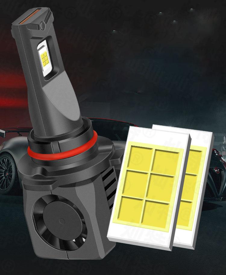 2Pcs Canbus H8 H11 LED Light Bulbs 2800LM High Power LED Car Headlight Lamp 9012 9006 H4 Hi Lo Beam CSP Chip