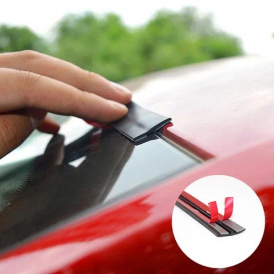 6.6ft Car Seal Strip Auto Rubber Sealant Protector Stickers for Windshield Roof