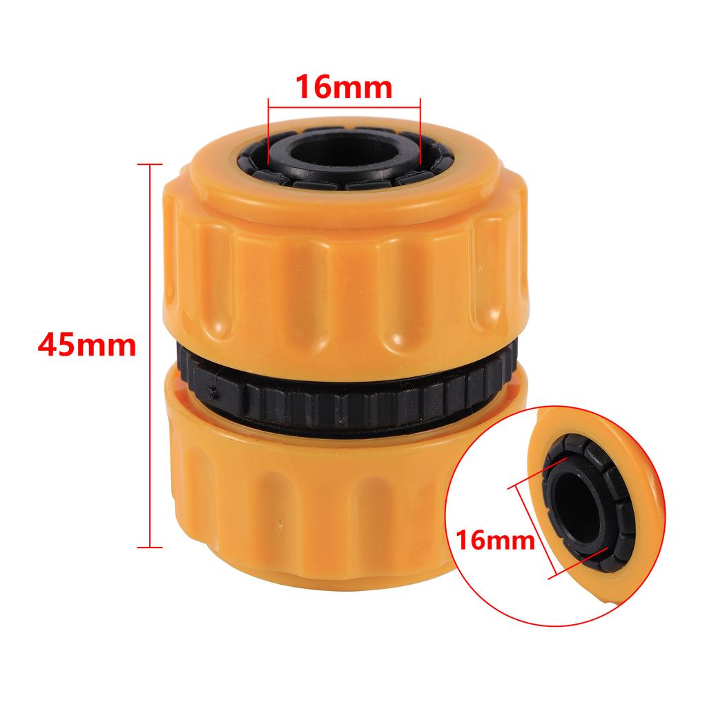 Quick Water Connector 1/2" 5/8" 1" Water Pipe Fast Connecting Joint Hose Tubing Repair Coupler Garden Irrigation Faucet Adapter