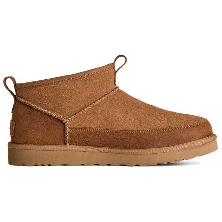 UGG Classic Ultra Mini Men Boots Chestnut 1174581-CHE