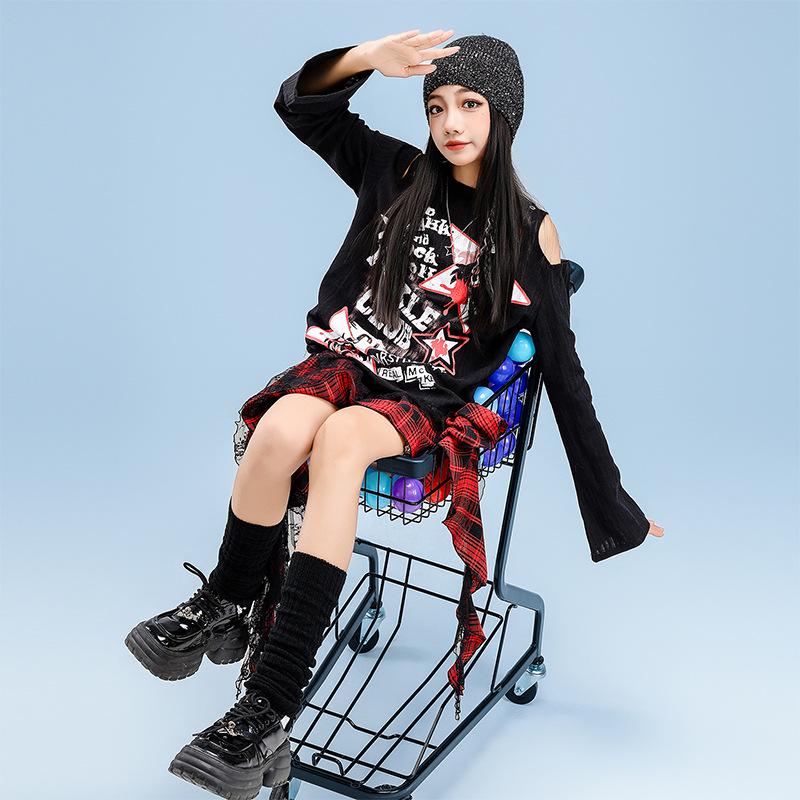 Girls' Jazz Dance Outfit: Stylish Catwalk & Performance Costume for Group Shows