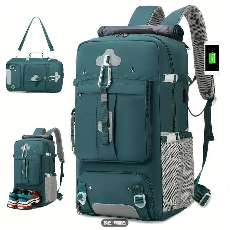 Large Capacity Travel Bag For Men Expandable Outdoor Backpack 80L Suitcase Ideal For Travel And Boarding Stylish Versatile Hiking And Travel Backpack
