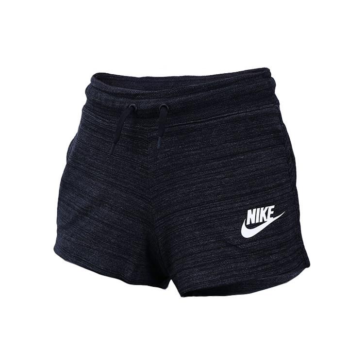 (WMNS) Nike Sportswear Av15 Knit Sports Drawstring Shorts Black Women s 885388-010 M
