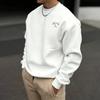 Men's Round-Neck Casual Sweatshirt, Unisex Style, Thick Fabric, Comfortable Top for Home and Outdoor Walks In Fall and Winter