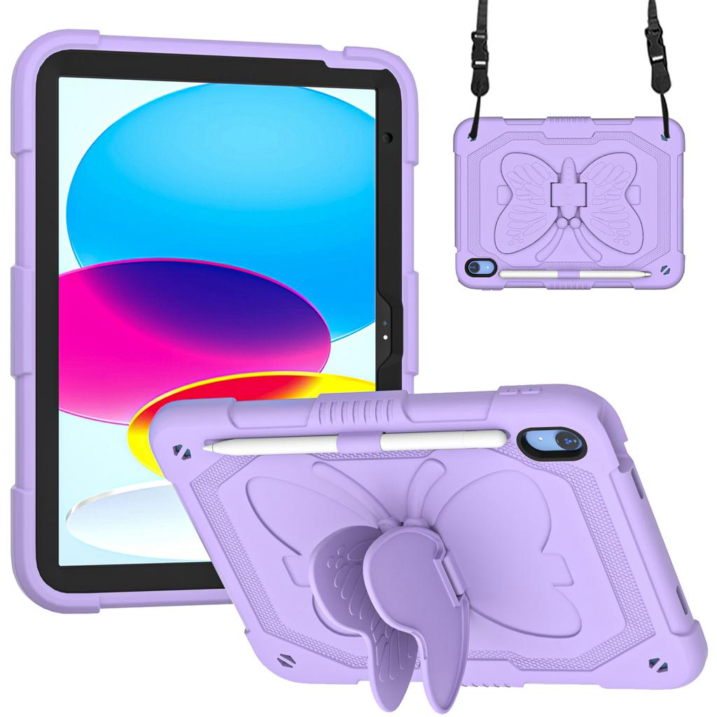 Butterfly Case For iPad 10.2 7 8th 9th Gen Kids Butterfly Cover For iPad Pro 10.5 11 Air 2 3 4 10.9 Mini 6 9.7 Case