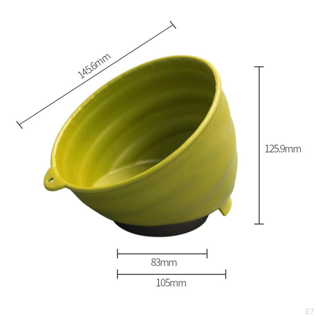 Bowls Durable Curved Parts Tray for Home Nails Bolts