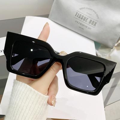 Neue Vintage Große Quadratische Sonnenbrillen für Damen Herren Unisex Rechteckige Sonnenbrillen Mode Ovale Brillen Oculos De Sol