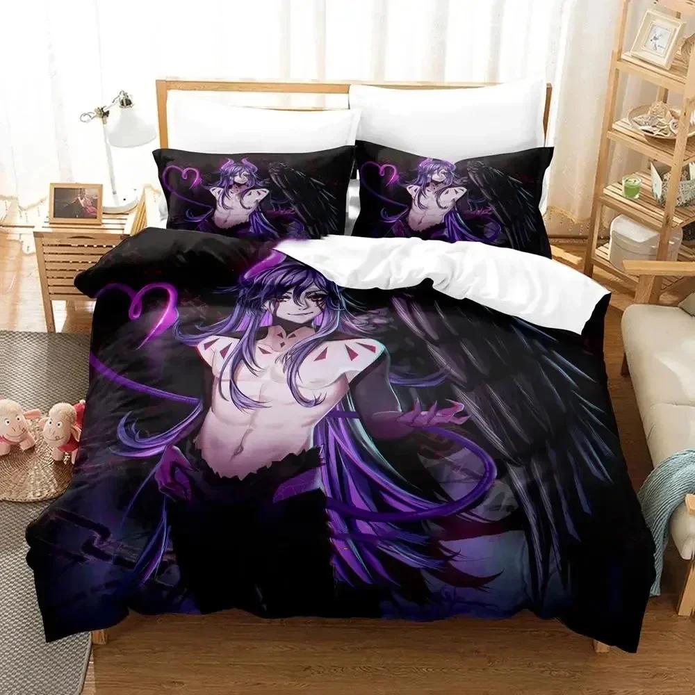 

Comforter Anime Game Cupid Parasite Bedding Set Printed Bed Set With Bed Soft Queen King Size Bedclothes Home Comforter (quilt)-EU Single(135*200cm)3pcs