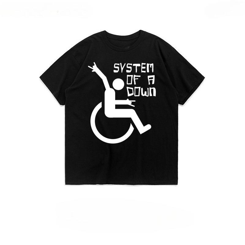 

System of A Down Bandthemed Printed Shortsleeved Mens Summer New Style Pure Cotton Tshirt Trendy 4XL