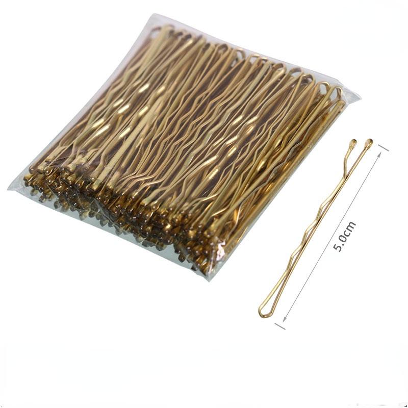 100/10 Stück Damen Haarspange Frisur Gold Haarnadel Einfache Metallische Locke U-Form Haarnadel Damen Styling Haaraccessoires