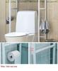 Floor-Standing Bathroom Storage Rack: No-Drill Washbasin, Toilet & Washing Machine Organizer.