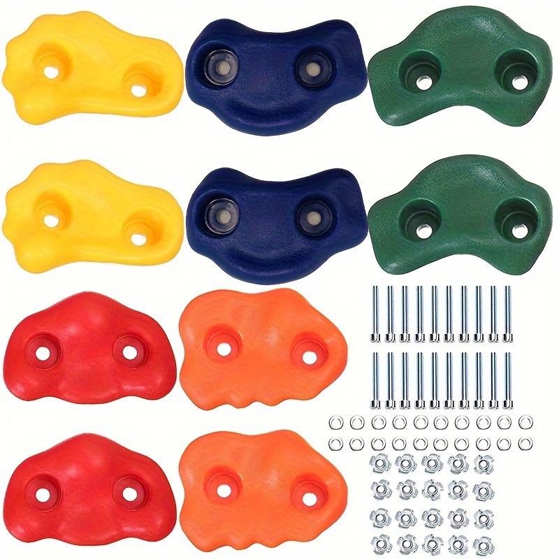 

Зацепы для скалолазания для мужчин и женщин - Большие зацепы для скалолазания для качелей и скалодрома для помещений/улицы с крепежом