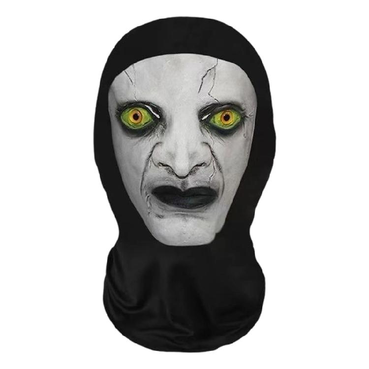 Comoda Maschera Facciale Teschio Realizzata in Tessuto di Poliestere per Feste in Costume Aggiunta di Personaggio a Tema