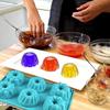 Fluted Tube Cake Pan Fancy Donuts Silicone Mold For Baking Donas Cupcake Soap Making Tool Moldes De Silicona Kitchen Accessory