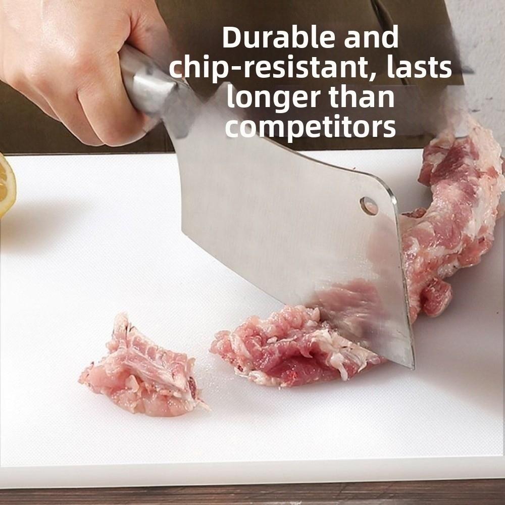 Thicken Plastic Cutting Board Anti-slip Mouldproof Rectangular Panel Kitchen Double Sided Chopping Board Easy Cleaning