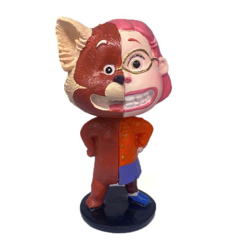 

47inch Red Turning Tabletop Figures Car Dashboard Decorations Dolls Bobbleheads