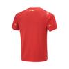 Li Ning Sports Comfortable Short Sleeve T-Shirt Unisex Tops Crimson AAYV087-2
