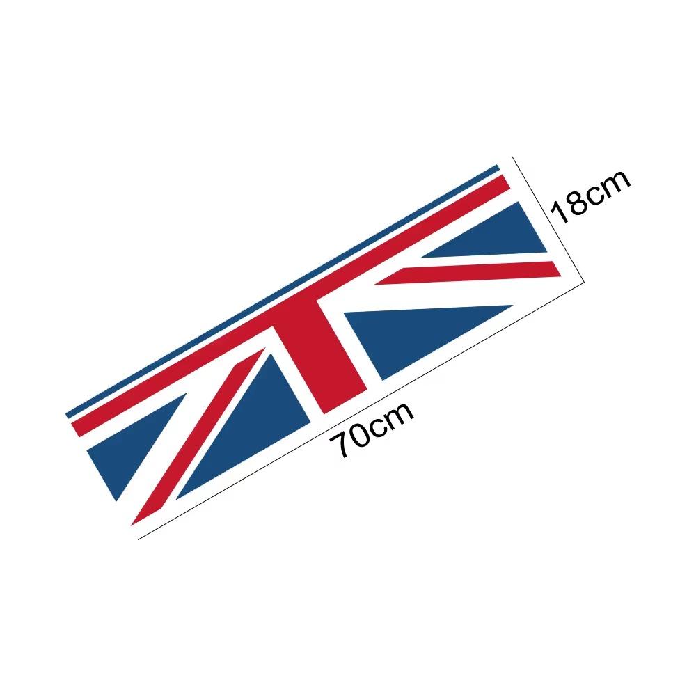 Car Rear Trunk Stickers Union Jack Decor Decal For Mini Cooper One JCW S Clubman F60 R60 R55 Countryman Car Styling Accessories