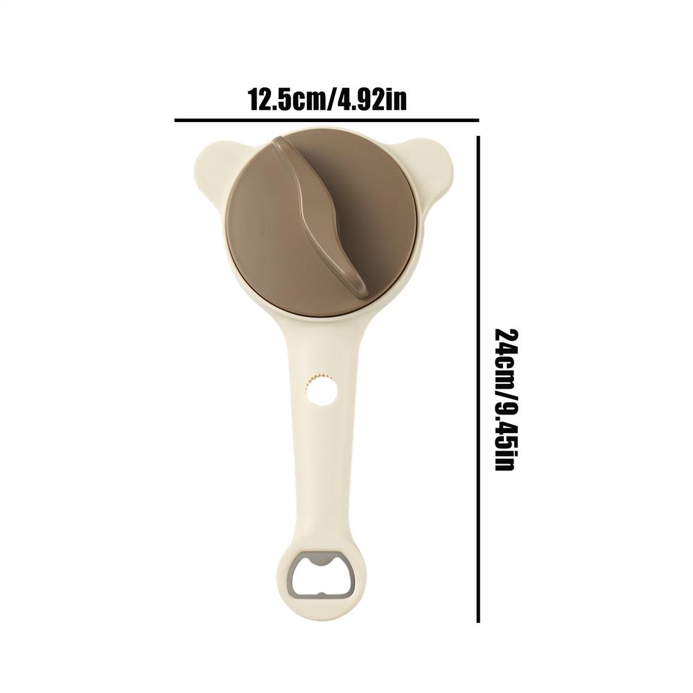 Can Opener Multi Functional Beverage Bottle Opener Cap Twister Bottle Opener Anti Slip Cap Twister Handle Kitchen Gadgets