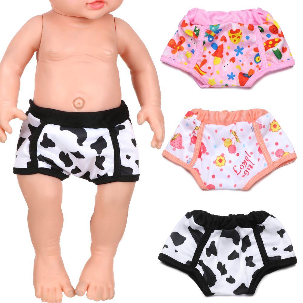 

Accessories Printed Pattern Miniature Short Pants Doll Underpants Dollhouse Clothes Toy Underwear