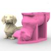 Multipurpose Silicone Mould Dog Shape for Plant Pots Epoxy Resin Vase Succulent Planter and Pen Holder Crafting