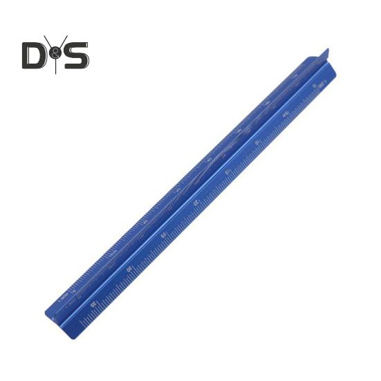 Aluminum Alloy Engineering Scale Ruler High Precision Triangular Architectural Drafting Tool Scale Bar Drafting Supplies