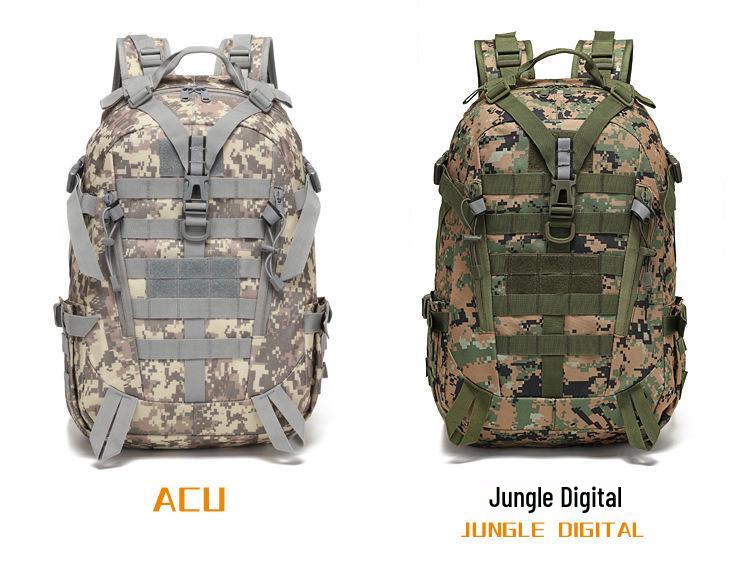 Outdoor Tactical Hiking Backpack, Water- & Tear-Resistant, Large Capacity