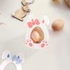 10PCS Pink Blue Easter Gift Box Eggs Visual Window Cartoon Rabbit Ear Candy Case Easter Decoration Candy Snack Packaging Boxes