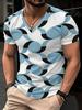2026 Summer Style V-Neck T-Shirt Street Casual Fashion Comfortable Soft Breathable 3D Pattern Print