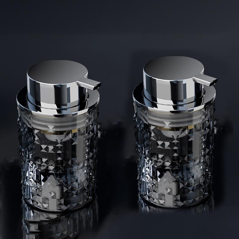 Push-type Soap Dispenser Plastic Press Foaming Bottle Shampoo Shower Gel Container Liquid Sparkling Bottle Bathroom Supplies