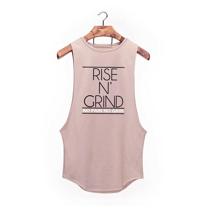 Muscleguys Letní posilovací oblečení Kulturistické tílko Pánské Fitness tílko Bez rukávů Bavlněné Svalové Sportovní vesta