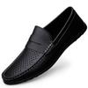 Leather Men's Shoes Summer New Driving Flat Casual Style Men's Shoes Trendy Fashion Outdoor Lazy Loafers Men's Shoes