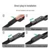 Compatible with Chery Fengyun A9L 25" Rubber Strip Frameless Silent Wiper Blades - Model 2025 Car Accessories.
