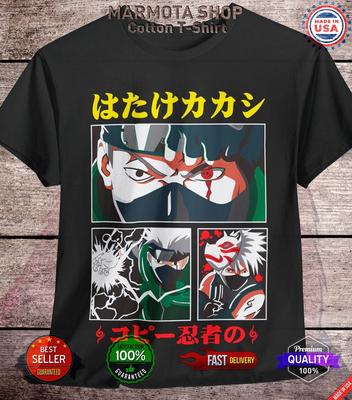 Kakashi Shirt Naruto Shippuden Madara Itachi Anime Stil T-Shirt Alle Größen
