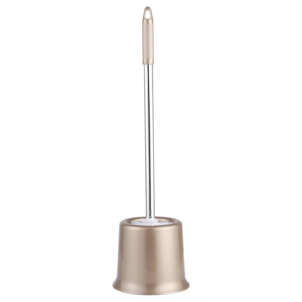 Stainless Steel Bathroom Cleaning Toilet Brushes Holder Sets Home Hotel Golden