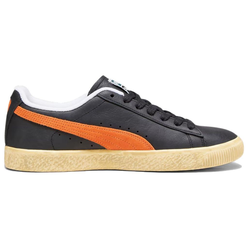Puma Clyde Vintage Schwarz Rickie Orange Unisex Sneaker 394687-02
