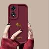 Cute 3D Gold Horse+Lanyard Phone Case For OPPO A78 5G A77 A77S A57 A57S A96 A76 A98 A58 A74 A54 A94 4G 5G Realme12 Pro Plus