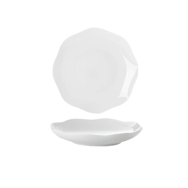 

Chinese White Bone China Deep Soup Plates (Set of 10)