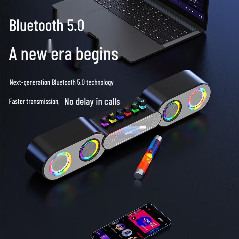 Newman K231 RGB Gaming Desktop Bluetooth Speaker