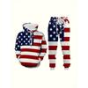 Fashion Skull 3D Print Hoodie Sweatpants Set Men