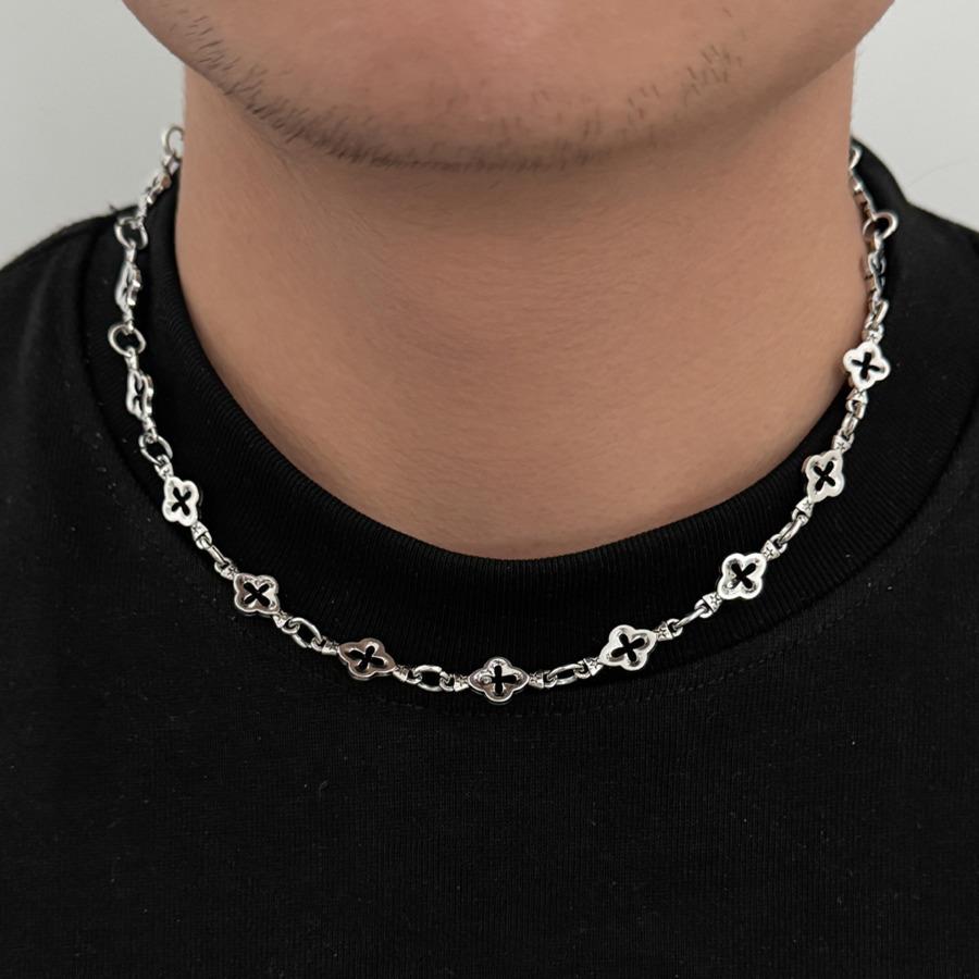 Ingemark Punk Geometric Pentagram Pendant Choker Necklace for Men Hip Hop Sliver Color Necklace Men Fashion Street Jewelry Gift