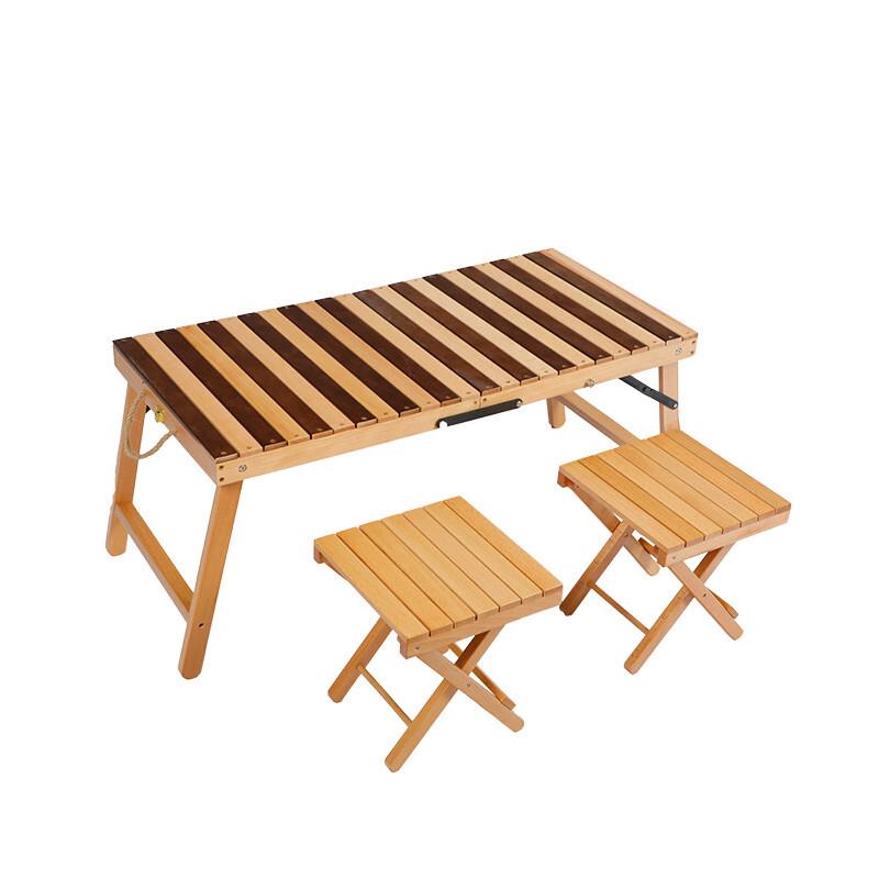 Jingbang Portable Beech Wood Folding Picnic Set