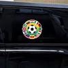 Yousheng Soccer Graffiti Sticker for Car Decorative Vinyl Decal for Laptop Luggage Waterproof Sporty Pattern Stickers for Vehicle Bumper