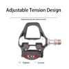 RIRO automatic road bike pedals Self-Locking nylon pedals with Cleat For Shimano SPD System black ultralight road bike pedals