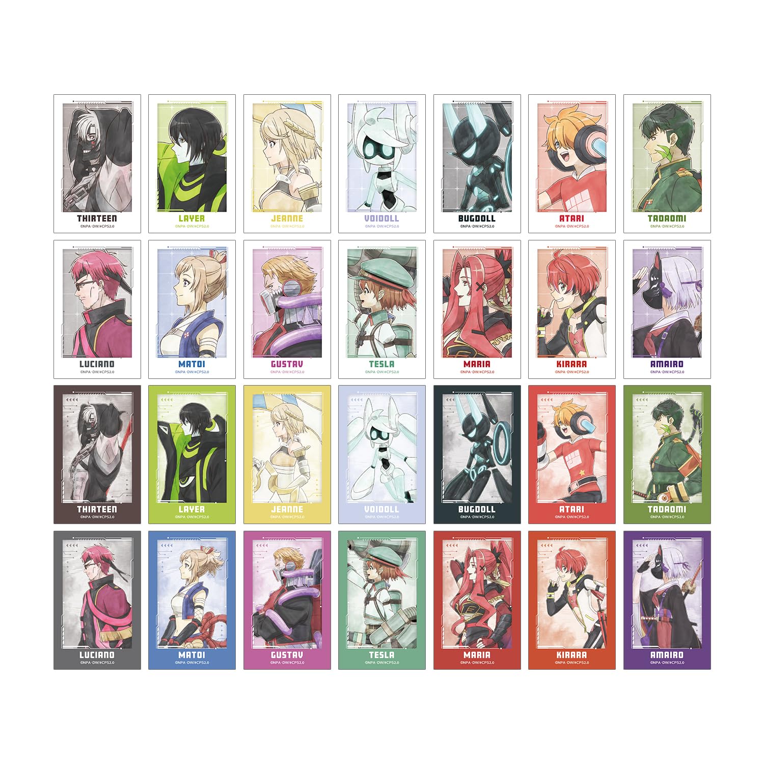 Компас 2.0 Боевая система анализа Провидения Оригинальная иллюстрация версия Аюми. Торговые Карточки Иллюстрации в Стиле Мгновенной Камеры Коробка из 28 шт.