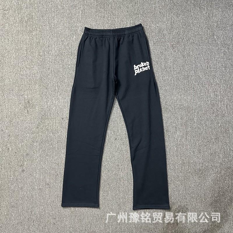 Broken Planet Oversized Hoodie Jogger Set Mens Streetwear Cotton Fleece Letter Puff Print Loose Fit Winter