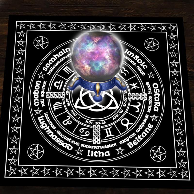 Astrologia Tarot Obrus na stół Ołtarz Mata do gry planszowej Metafizyka Wahadło Wróżby Ołtarz Obrus Podkładka do gry planszowej