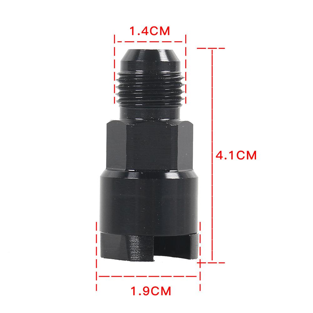 Fuel Filter & Regulator EFI Inline Fuel Pump Fitting Kit For LS -6AN Engine Swap