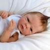 Realistic Doll Baby Full Body Boy Silicone Toy New Born 18'' Romper
